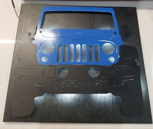 Load image into Gallery viewer, Front Facing Jeep Metal Sign with or without LED Backlighting - Woodpost Metalworks
