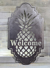Load image into Gallery viewer, Pineapple Welcome Sign