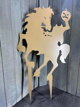 Load image into Gallery viewer, Halloween Headless Horseman / Sleepy Hollow Steel Lawn Decor