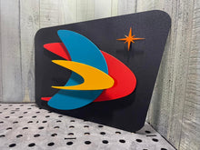 Load image into Gallery viewer, Midcentury Modern Boomerang Wall Art
