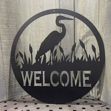 Load image into Gallery viewer, Heron Bird Sign