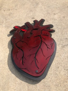 Anatomically Correct Heart - Woodpost Metalworks