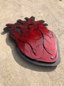 Anatomically Correct Heart - Woodpost Metalworks