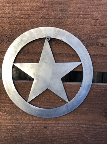 Star with Circle 14g Multiple Sizes - Woodpost Metalworks