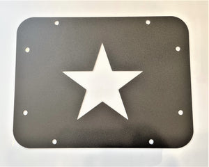 Jeep Spare Tire Delete Plate with Star for 2007-2018 Jeep Wrangler