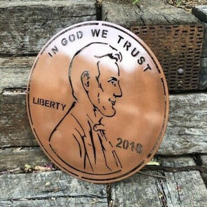 Abraham Lincoln Penny - Woodpost Metalworks