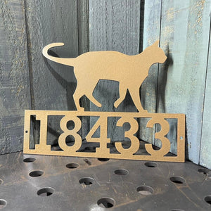 Cat Address Sign