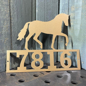 Horse Address Sign