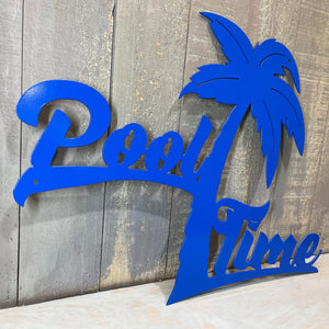 Pool Time Palm Tree