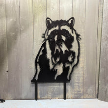 Load image into Gallery viewer, Raccoon Yard Stake