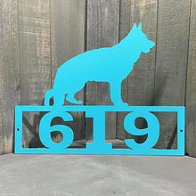 Load image into Gallery viewer, German Sheppard Address Sign