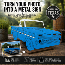 Load image into Gallery viewer, Custom Car Metal Sign From Your Photo – Personalized Vehicle Wall Art