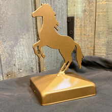 Load image into Gallery viewer, Bucking Horse Fence Post Topper