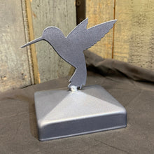 Load image into Gallery viewer, Hummingbird Fence Post Topper