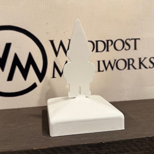 Garden Gnome Fence Post Topper