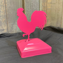 Load image into Gallery viewer, Rooster Fence Post Topper