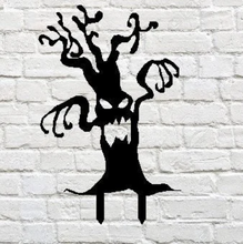 Load image into Gallery viewer, Spooky Tree Yard Stake