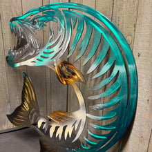 Load image into Gallery viewer, Musky Metal Wall Art – Muskellunge Fishing Sign