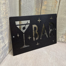 Load image into Gallery viewer, Midcentury Modern Bar Sign with Martini Glass