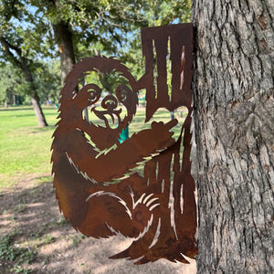 Flipping Off Sloth Tree Hang
