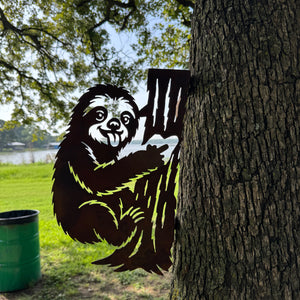 Flipping Off Sloth Tree Hang