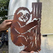 Load image into Gallery viewer, Flipping Off Sloth Tree Hang