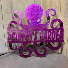 Load image into Gallery viewer, Octopus Last Name Sign