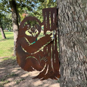 Flipping Off Sloth Tree Hang