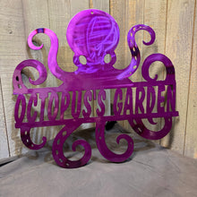 Load image into Gallery viewer, Octopus Last Name Sign
