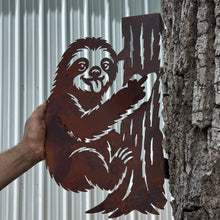 Load image into Gallery viewer, Flipping Off Sloth Tree Hang