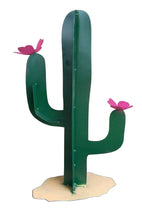 Load image into Gallery viewer, 3D Welded Cactus - Woodpost Metalworks