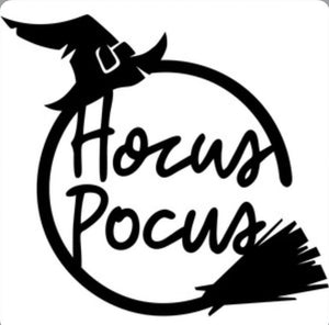 Hocus Pocus Metal Halloween Decor Sign - Woodpost Metalworks