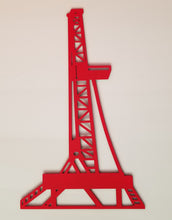 Load image into Gallery viewer, Oil Rig Metal Sign With Or Without LEDs - Woodpost Metalworks