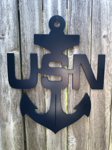 Navy USN Anchor - Woodpost Metalworks