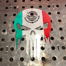 Load image into Gallery viewer, Punisher Skull With Mexican Flag - Woodpost Metalworks