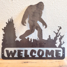 Load image into Gallery viewer, Welcome Sign Yeti Sasquatch Big Foot