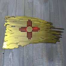 Load image into Gallery viewer, New Mexico Tattered Flag