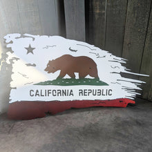Load image into Gallery viewer, Tattered Californian Flag