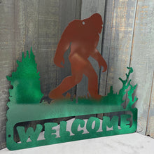 Load image into Gallery viewer, Welcome Sign Yeti Sasquatch Big Foot