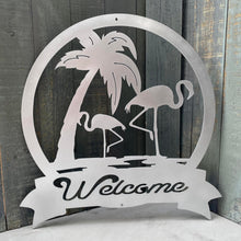 Load image into Gallery viewer, Flamingo Monogram or Address Sign