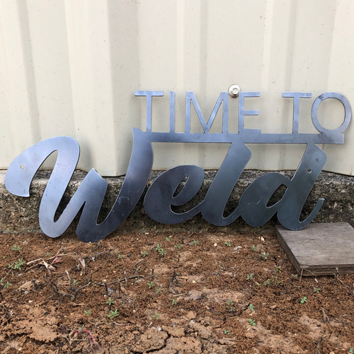 Time to Weld - Woodpost Metalworks