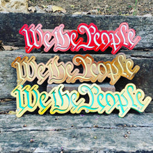 Load image into Gallery viewer, We The People Two Layer 22&quot; Wide - Woodpost Metalworks