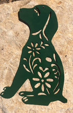 Load image into Gallery viewer, Art Deco Dog Garden Art - Woodpost Metalworks