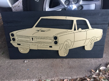 Load image into Gallery viewer, Pontiac GTO Metal Sign with or without LEDs - Woodpost Metalworks