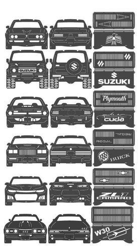 Vehicle Firepit Collection 1 - Woodpost Metalworks