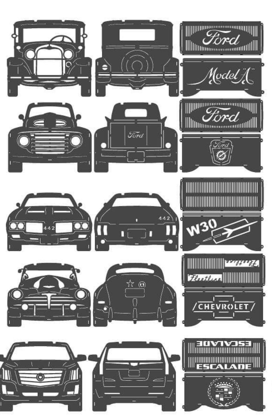 Vehicle Firepit Collection 2 - Woodpost Metalworks