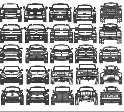 Vehicle Firepit Collection 3 - Woodpost Metalworks