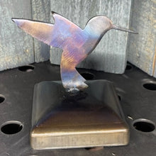 Load image into Gallery viewer, Hummingbird Fence Post Topper