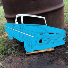 Load image into Gallery viewer, 1965 - 68 Chevrolette C10 Truck Metal Sign With Or Without LEDs - Woodpost Metalworks
