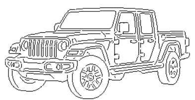 Jeep Gladiator Truck - Woodpost Metalworks